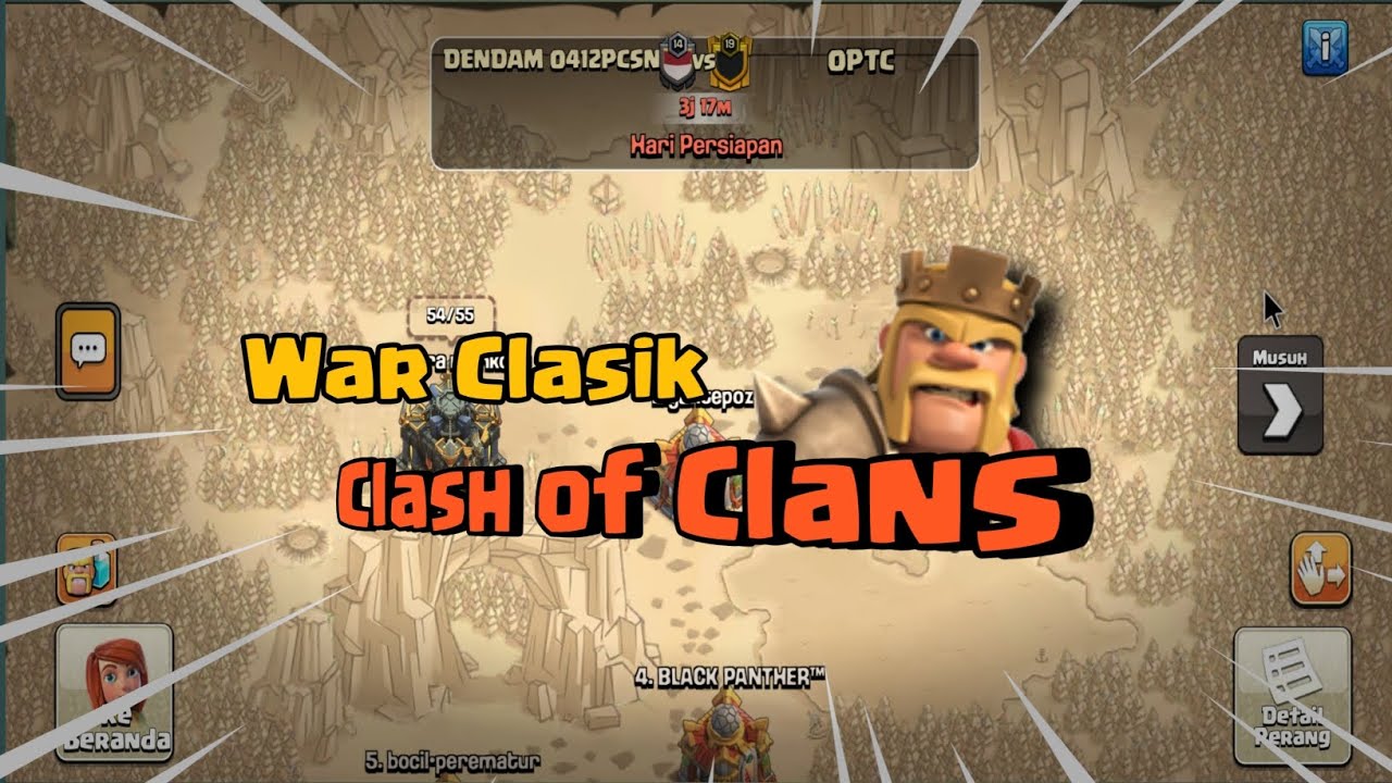 REVIEW serangan MEMBER, edisi TELAT WARR!! Clash of Clans
