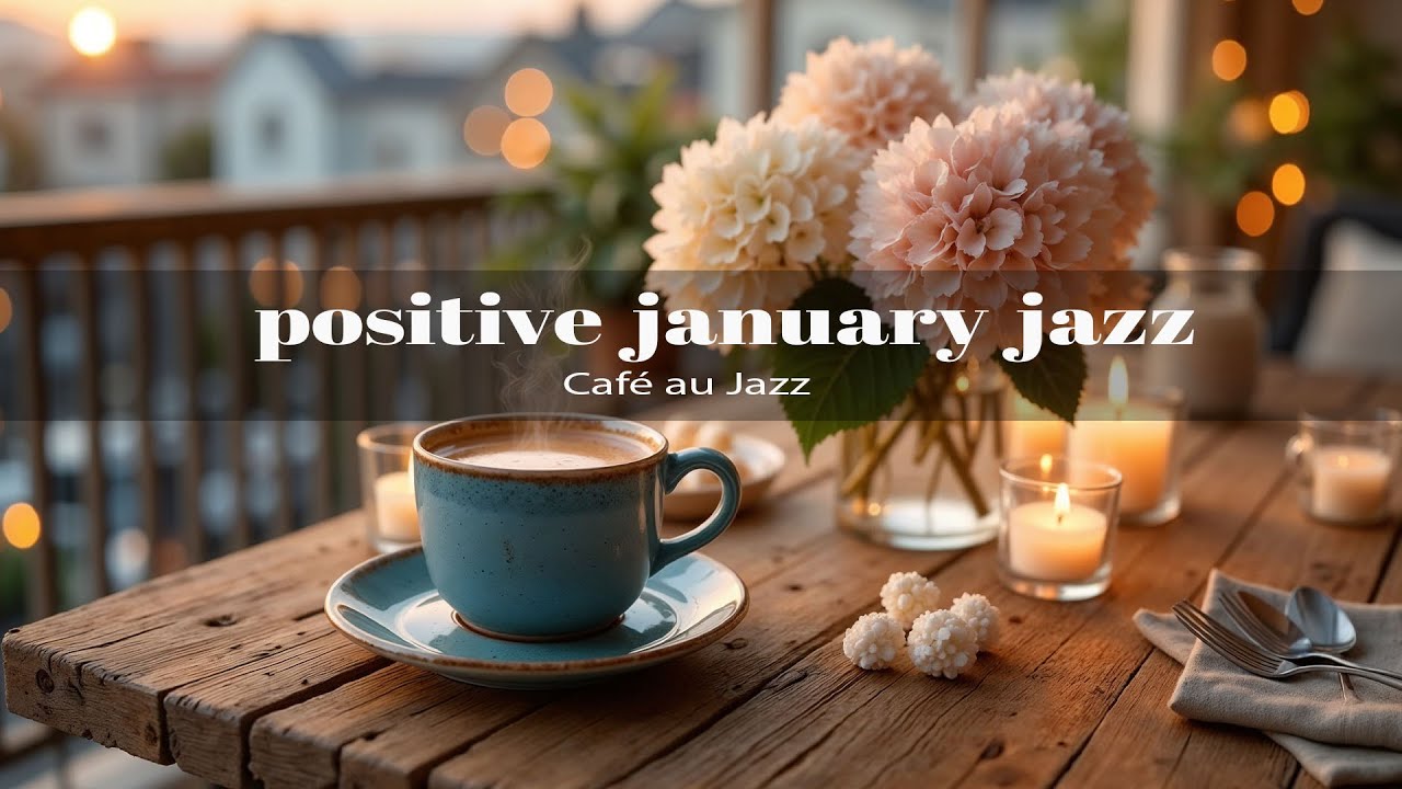 Positive January Morning Coffee Jazz ☕✨ Happy Jazz & Bossa Nova Piano for Focus, Good Vibes