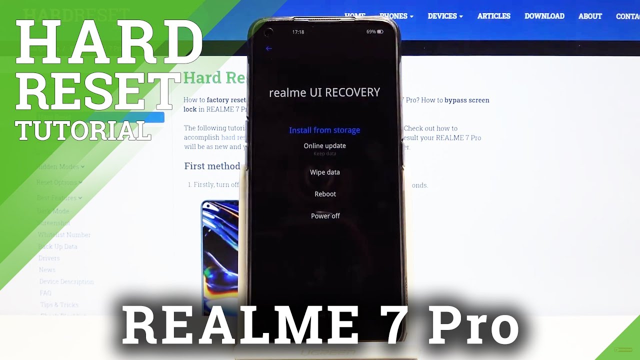 Hard Reset Realme 7 Pro &mdash; удаление данных в режиме восстановления