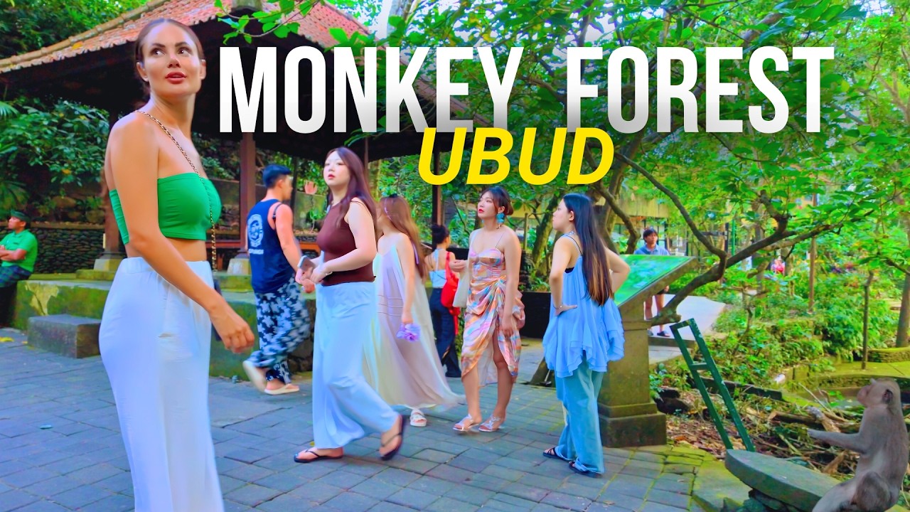 Ubud • Sacred Monkey Forest: An Immersive Walking Experience • INDONESIA 🇮🇩