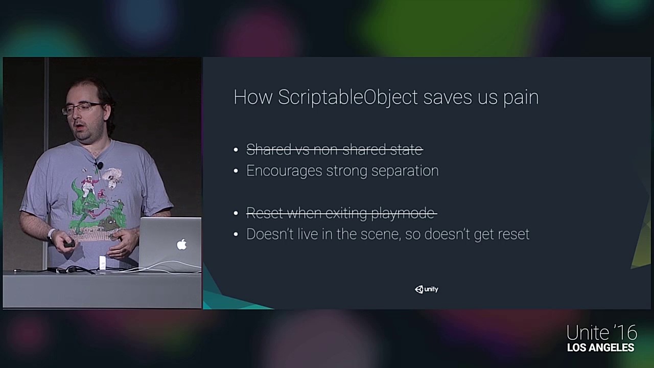 Unite 2016 — свержение тирании MonoBehaviour в славной революции скриптовых объектов