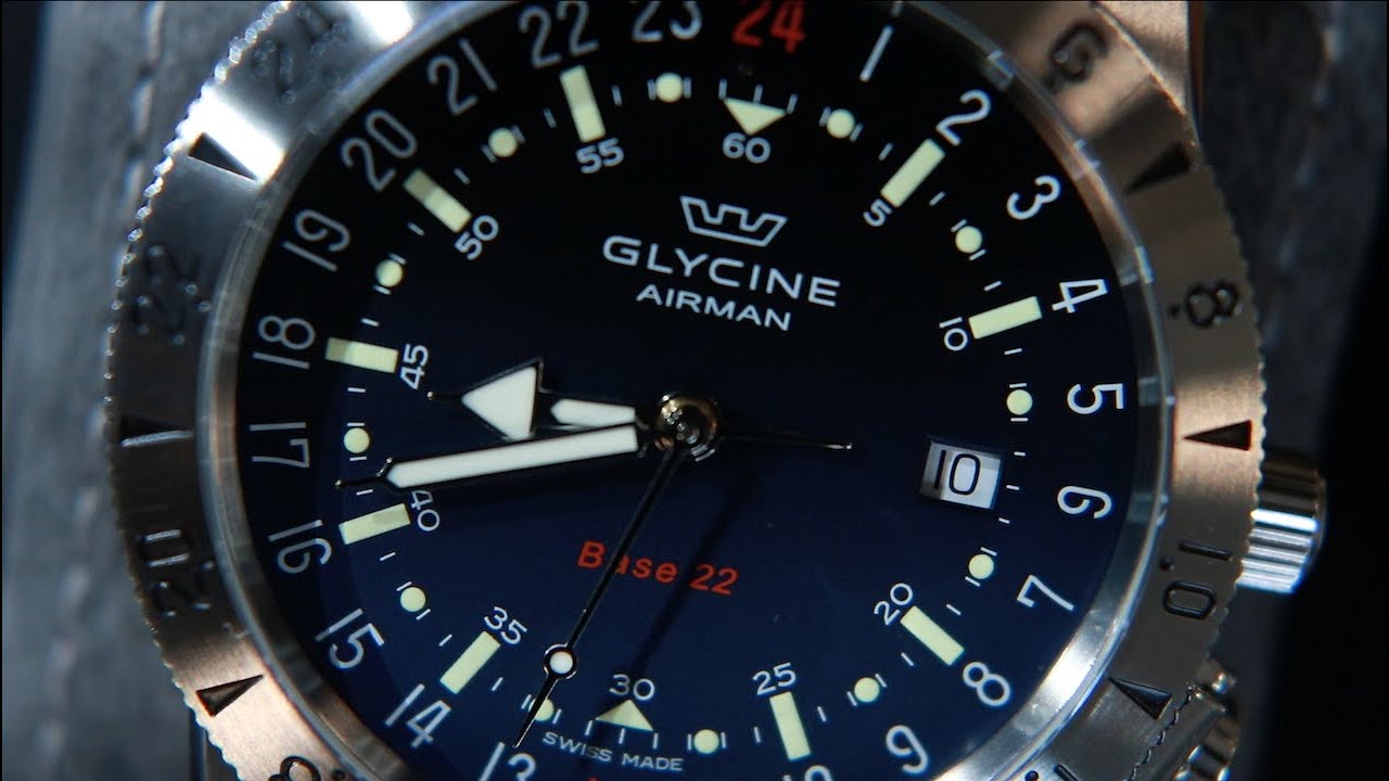 Glycine Airman Base 22 Review (24 Hour Dial)!