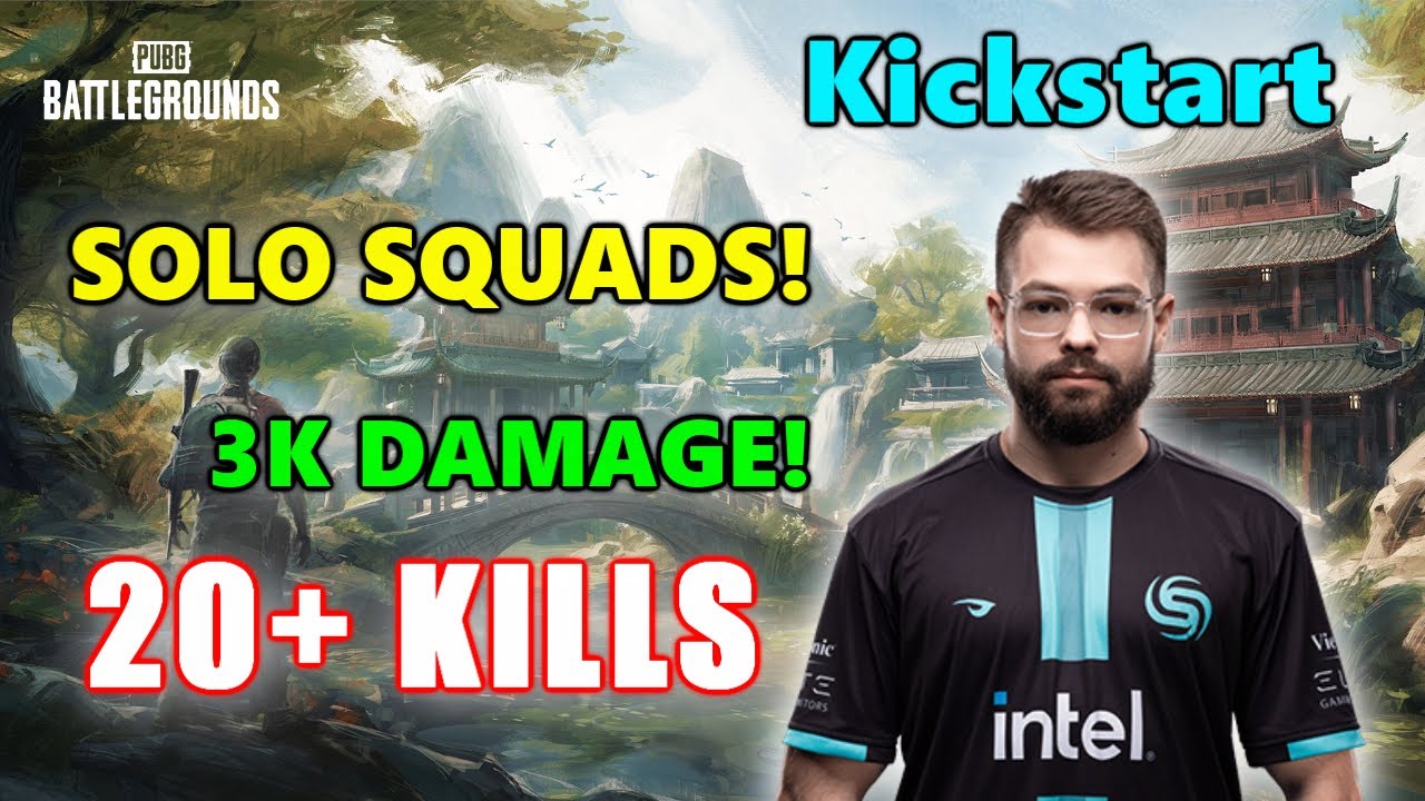 SONIQS Kickstart - 20+ KILLS (3K DAMAGE) - RONDO + Dragunov - SOLO SQUADS! - PUBG