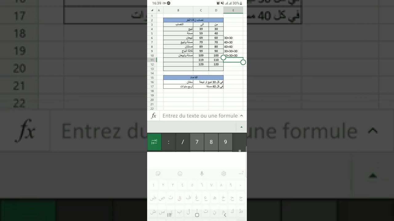 نصاب زكاة البقر --بطريقة سهلة وبدون حفظ--