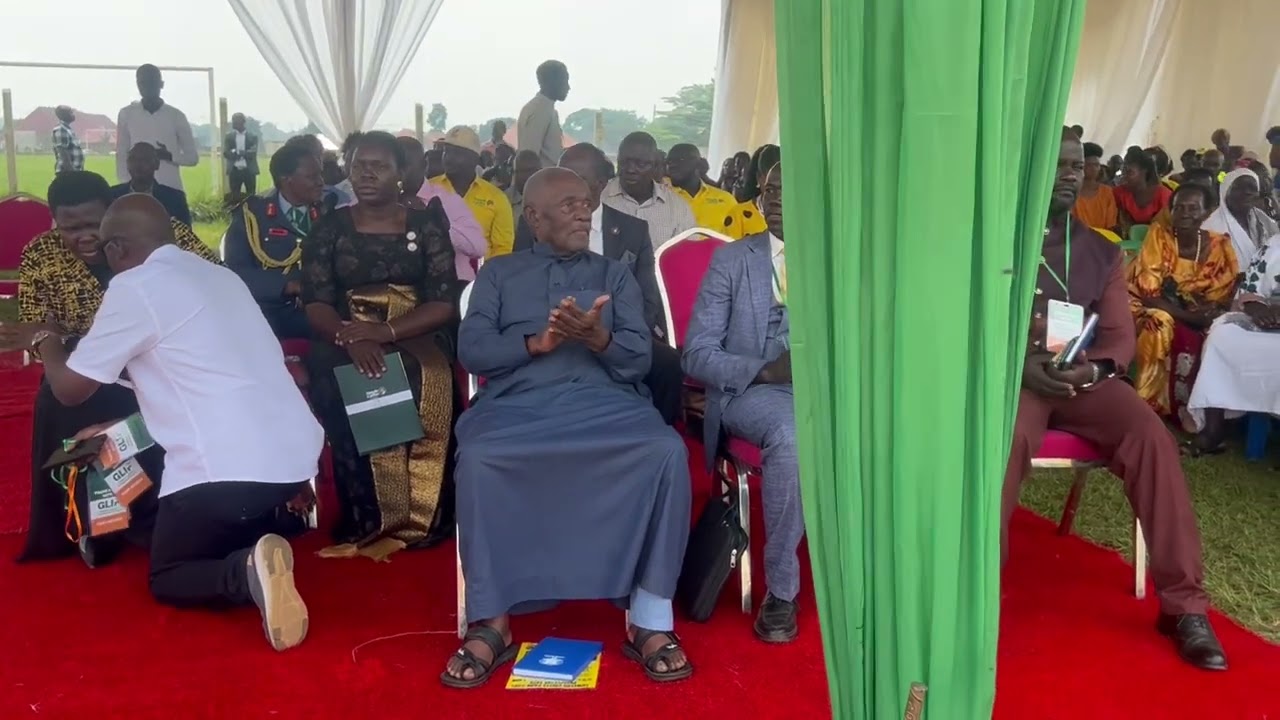 Protecting the gains: At Greater Luweero Thanksgiving ceremony and Exhibition.