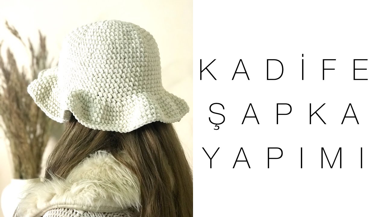 KIŞLIK KADİFE ŞAPKA YAPIMI 🤍| DIY HAT