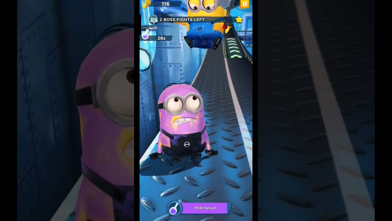 Disguised Minion Funny Fail at Gru's Lab #minionrush #shorts