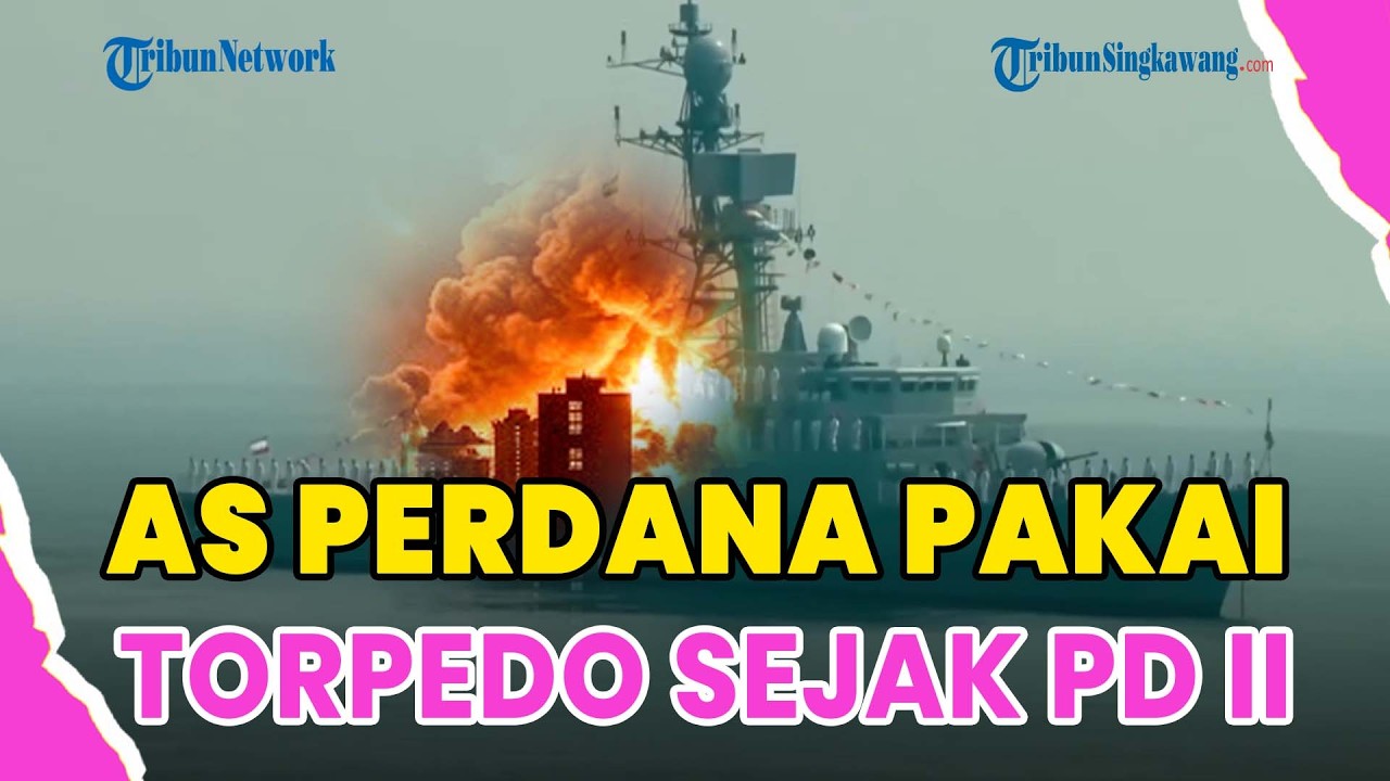 ®️🔴 DETIK-DETIK TORPEDO AS TENGGELAMKAN KAPAL PERANG IRAN❗PENTAGON: PERDANA SEJAK PERANG DUNIA II