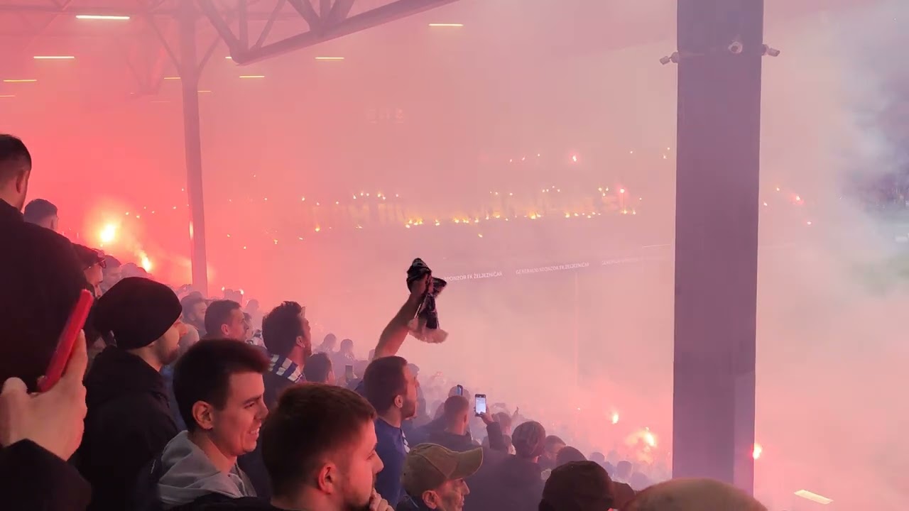FORZA ŽELJO • MANIJACI 1987 | FK ŽELJEZNIČAR 3:0 FK SARAJEVO - Bakljada TM87