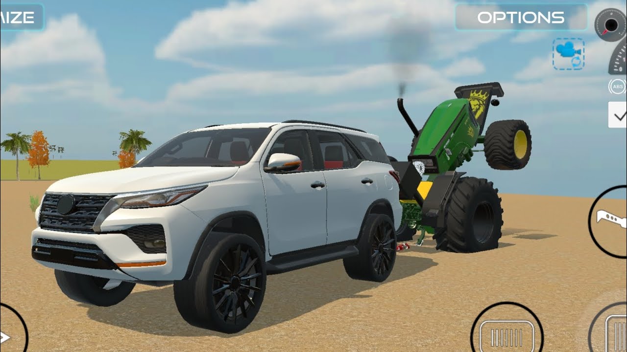 Fortuner versus John Deere tractor अपना टोचनकिंग 