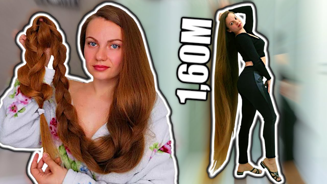 Real-Life Rapunzel | Her Hair Is 1,60 m Long | Insane Hair Growth!