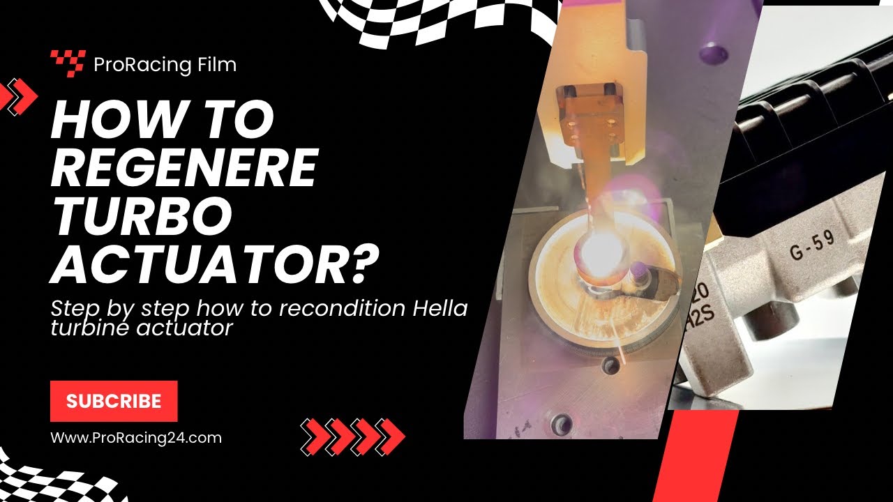 Professional turbine actuator regeneration in ProRacing. Step by step - watch now !!!