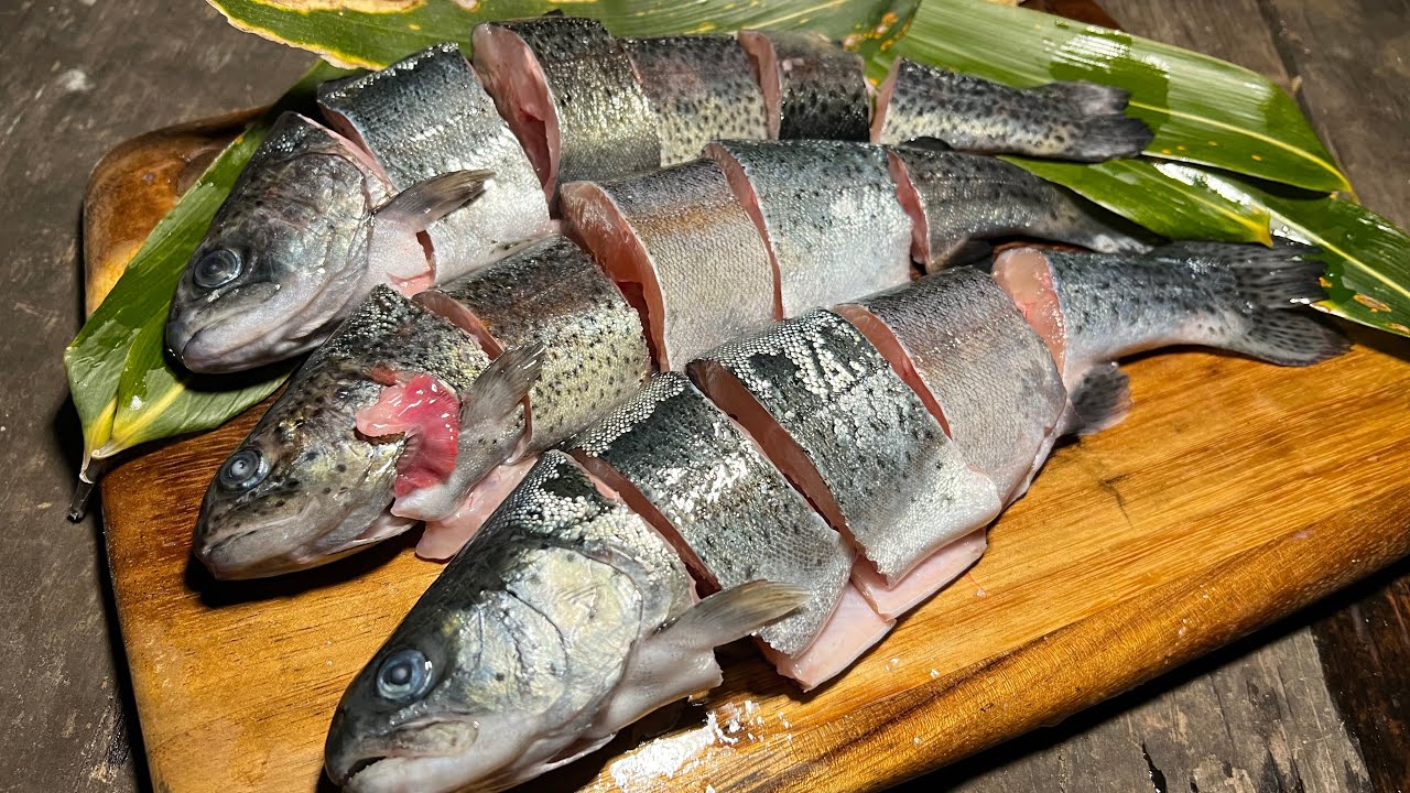 ドでかい虹鱒が美味すぎる