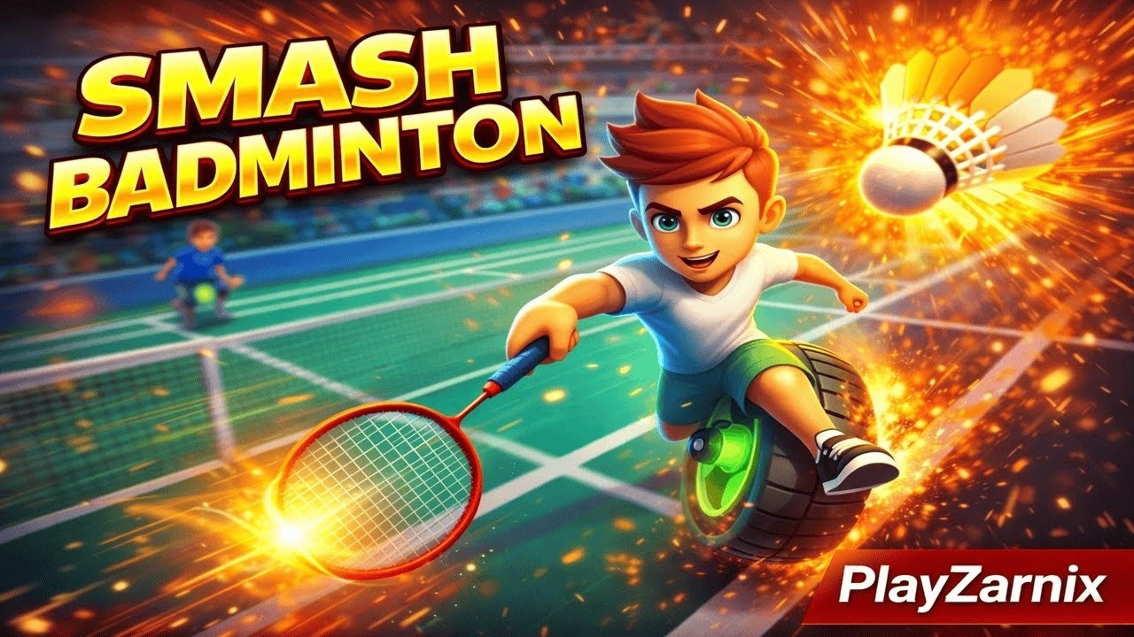 Smash Badminton Gameplay | Fast-Paced Badminton Action Match