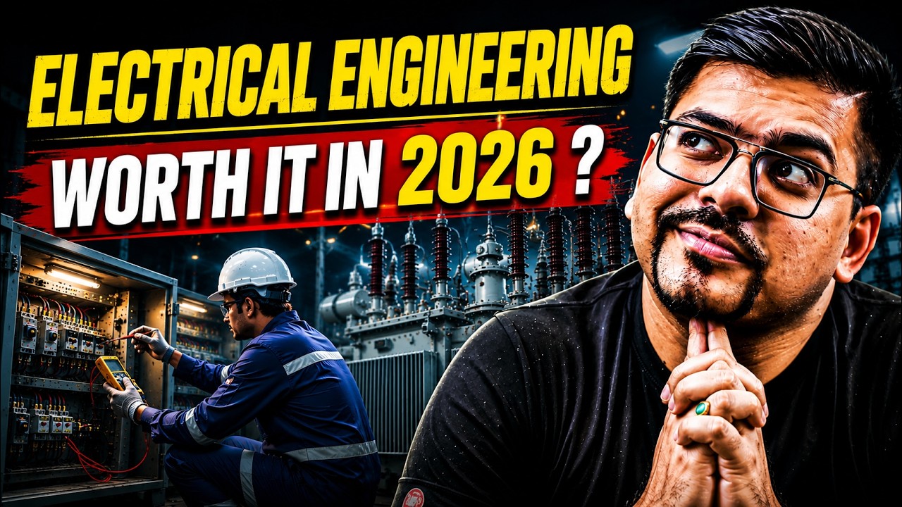 Electrical Engineering in 2026 &mdash; Salary, Jobs & Reality🔥| JEE 2026 | Harsh sir