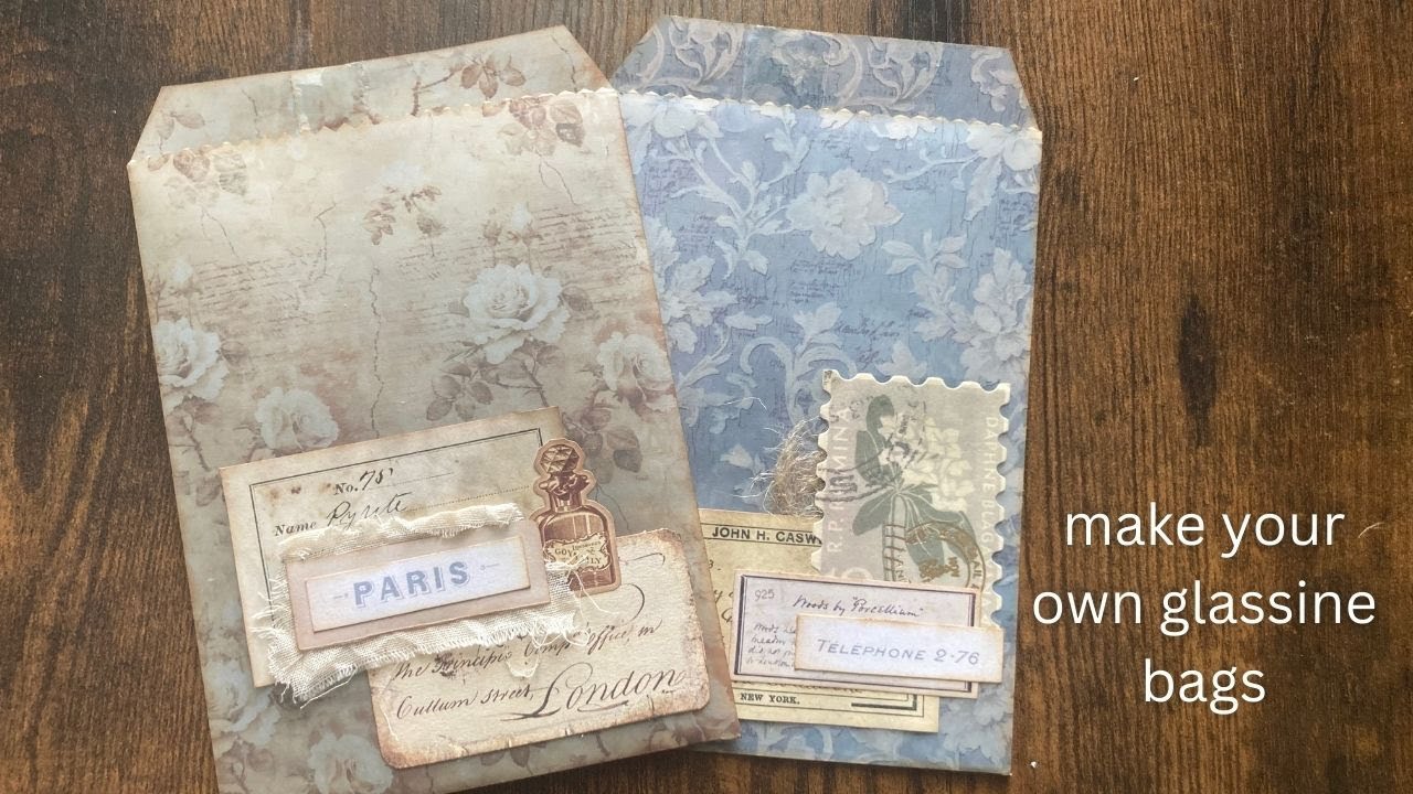 Make Your Own Glassine Bags - Spunky Misfit Girl