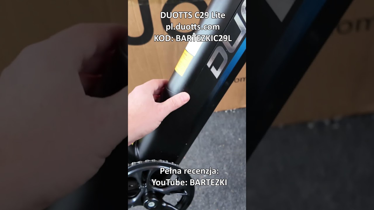 Duotts C29 Lite - przyjrzyjmy się z bliska  #rowerelektryczny #ebike #bartezki