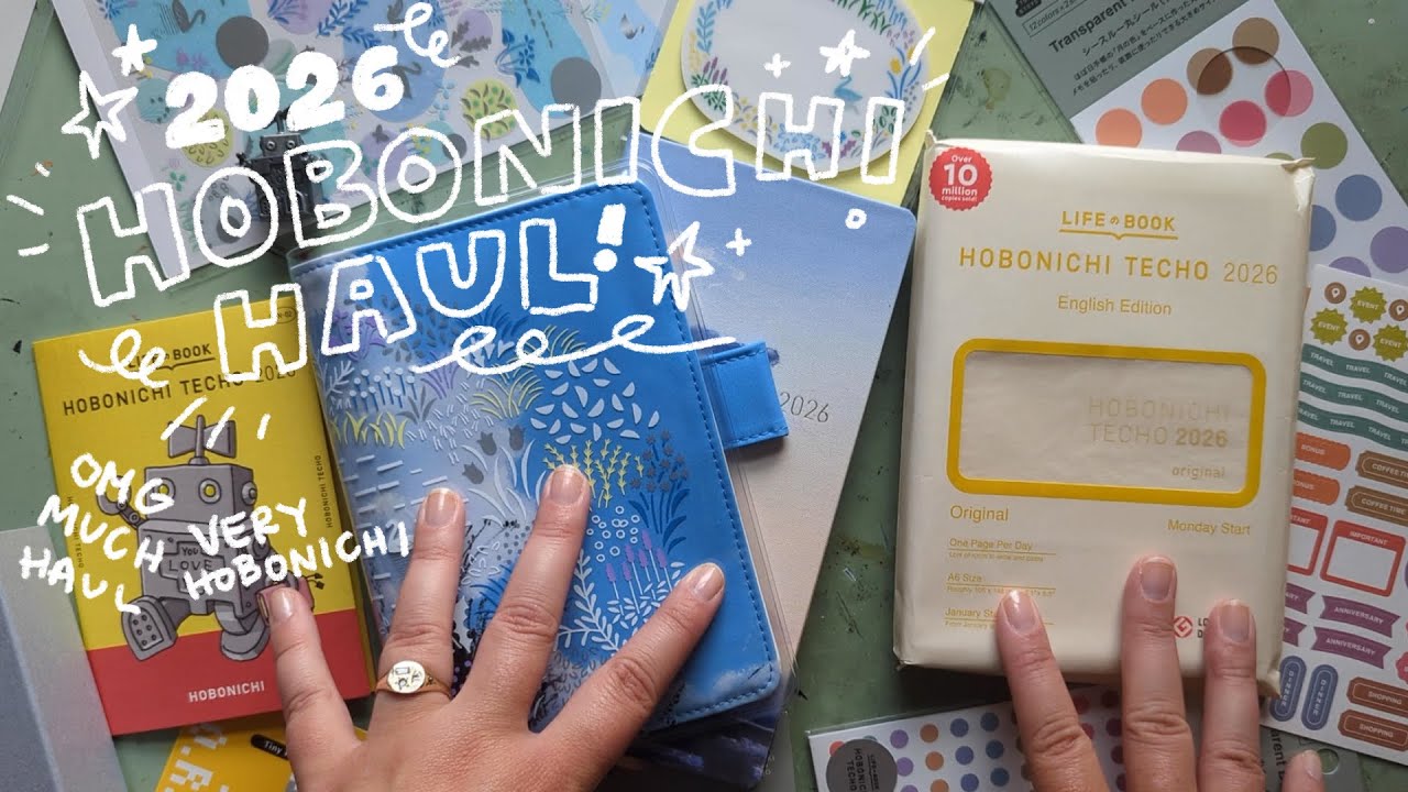 Hobonichi Haul 2026! Маленький робот ПРИОБРЕТЕН!