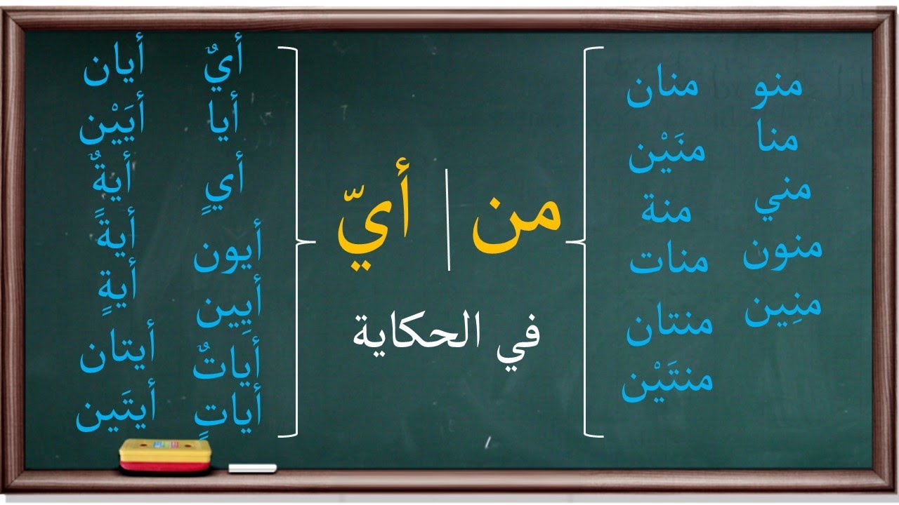 الحكاية في مَن وأيّ الاستفهاميتين | موسوعة الأدوات والحروف |51|