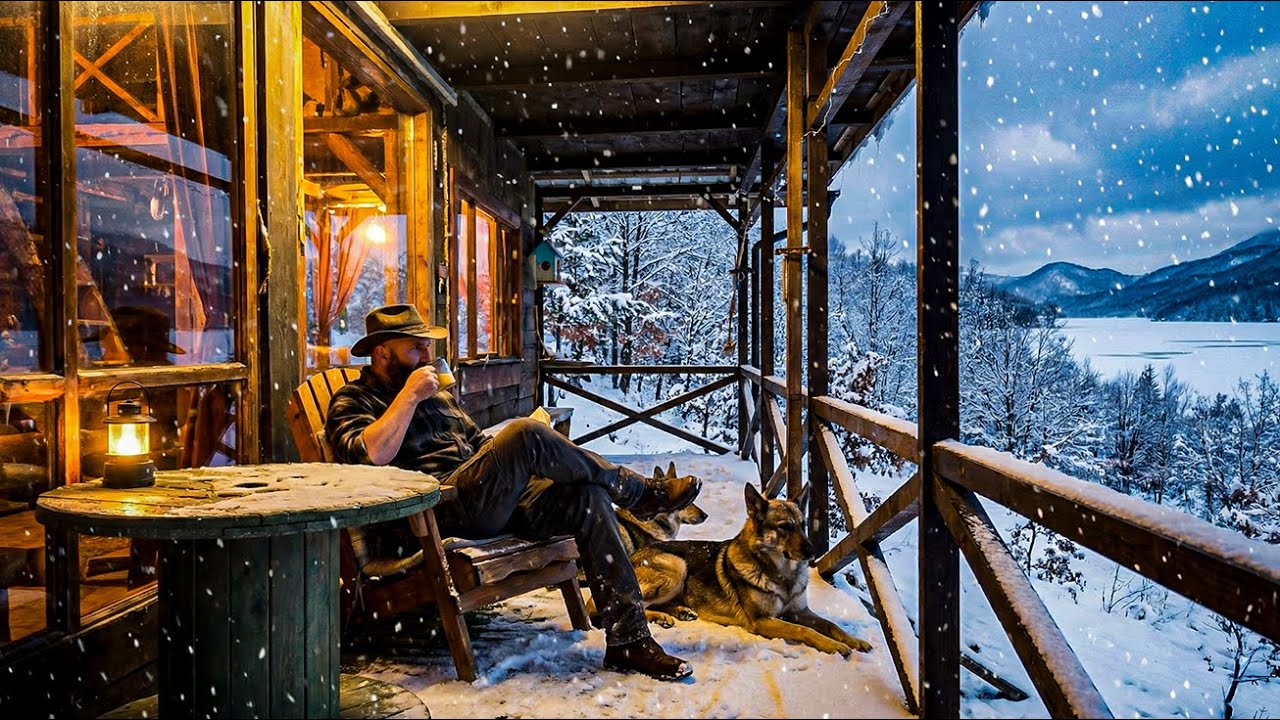 Orman Evime Dönüş | Kar ve Huzur (ASMR) 🌲❄️