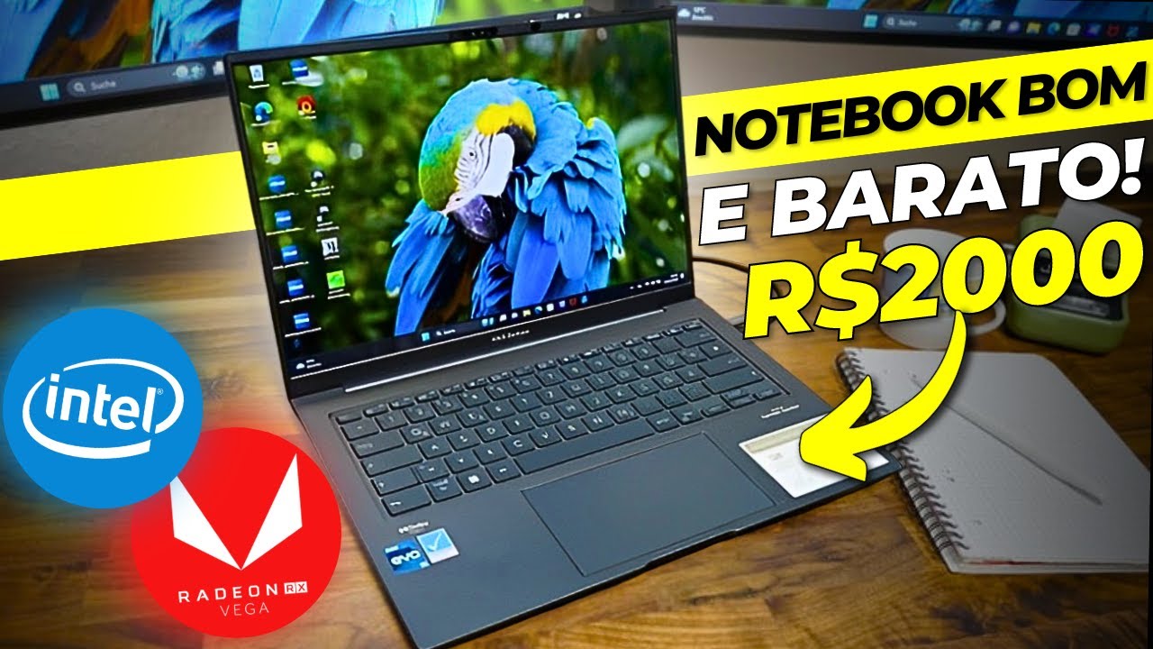 TOP 7 MELHORES Notebook at&eacute; R$2000 CUSTO BENEF&Iacute;CIO em 2024!!! - BOM e BARATO