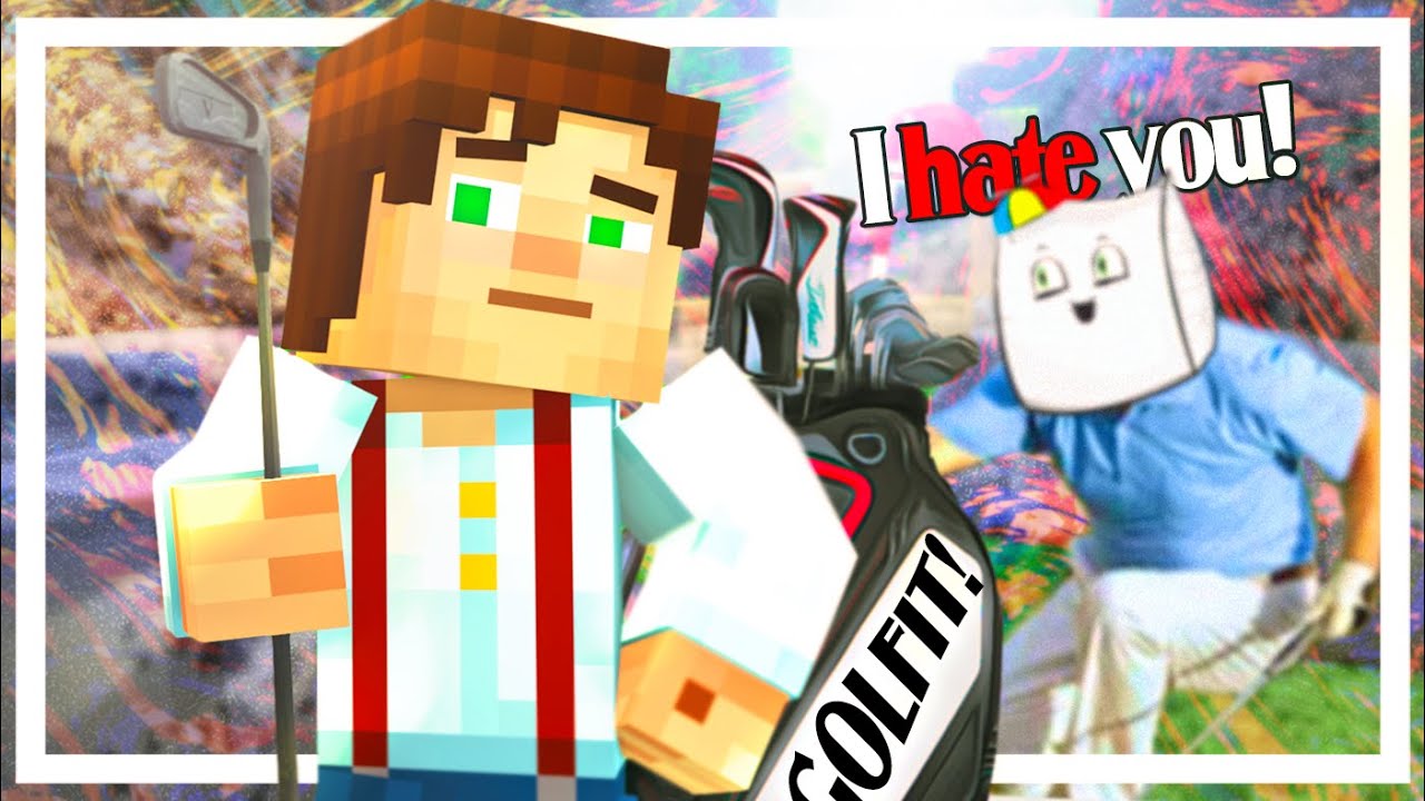 Mini Golf but we loaded it up in Java on accident so it looks like Minecraft