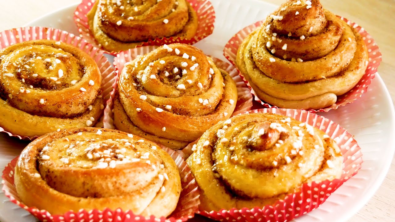 瑞典肉桂蜗牛——瑞典“Kanelbullar”——食谱#298
