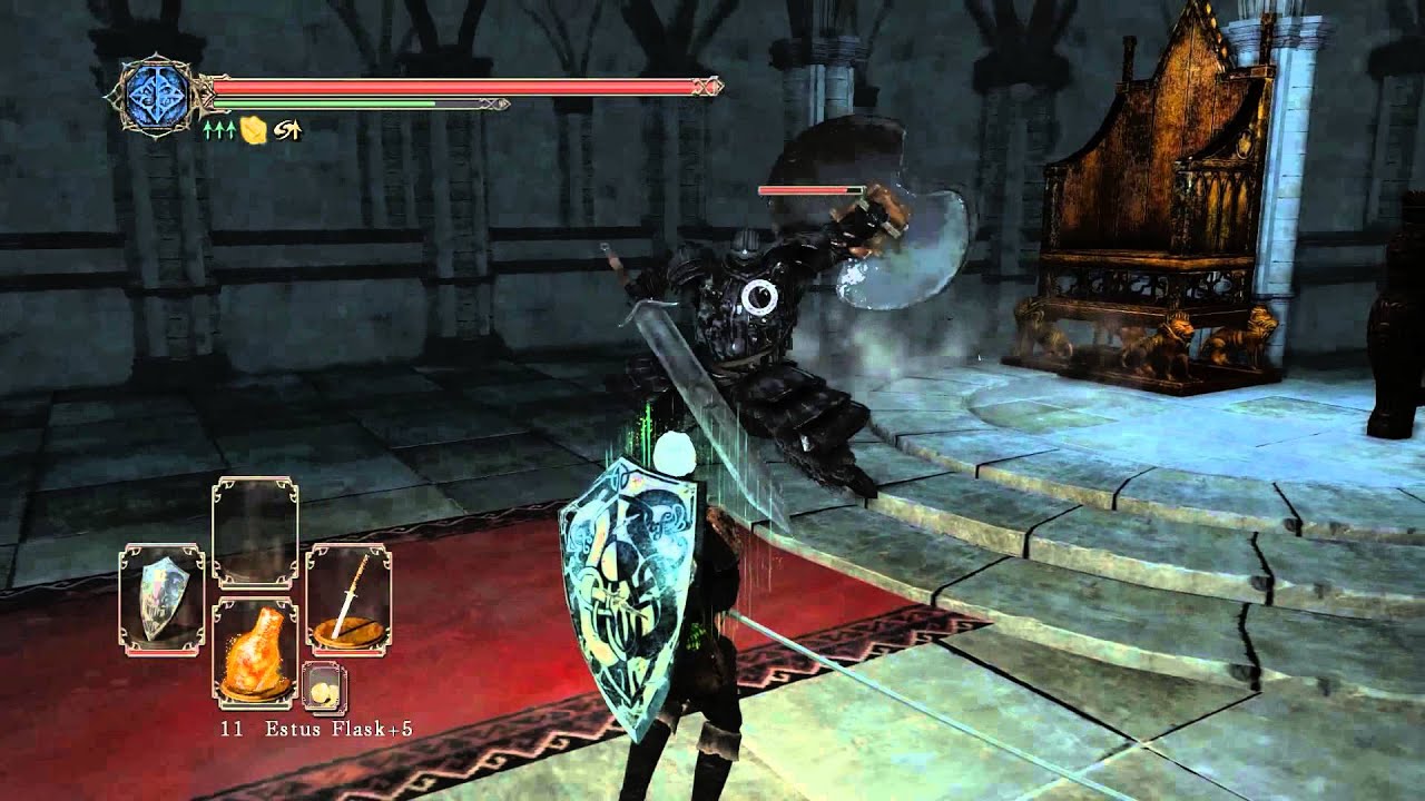 Dark Souls 2 - How to beat The Pursuer at Drangleic Castle