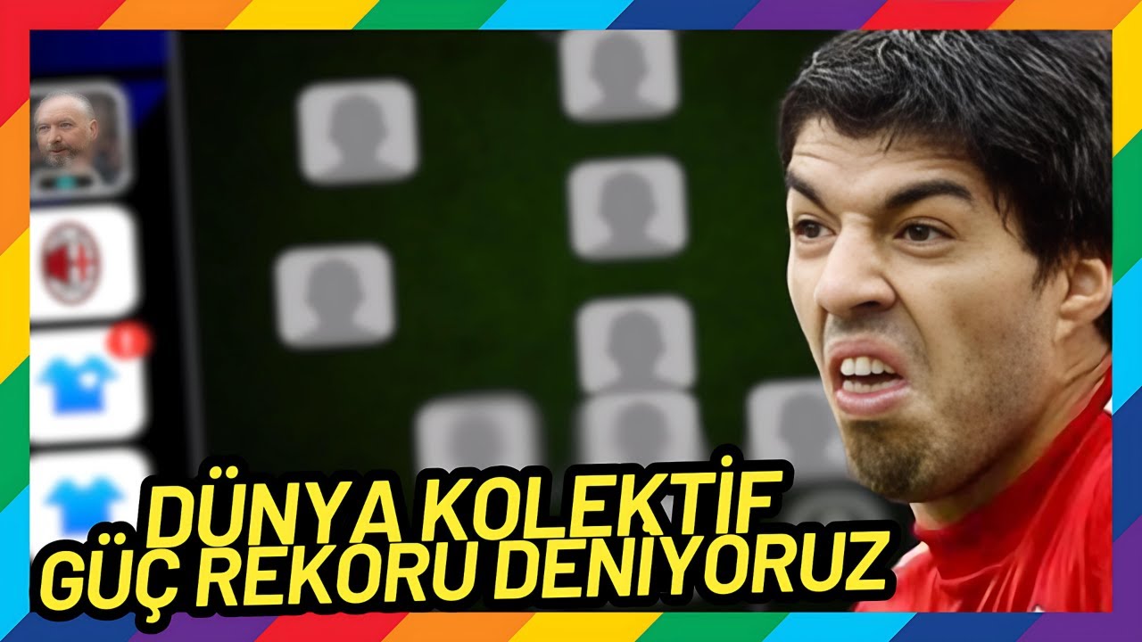 DÜNYA KOLEKTİF GÜÇ REKORU DENİYORUZ [ EFOOTBALL 2024 MOBİLE ]