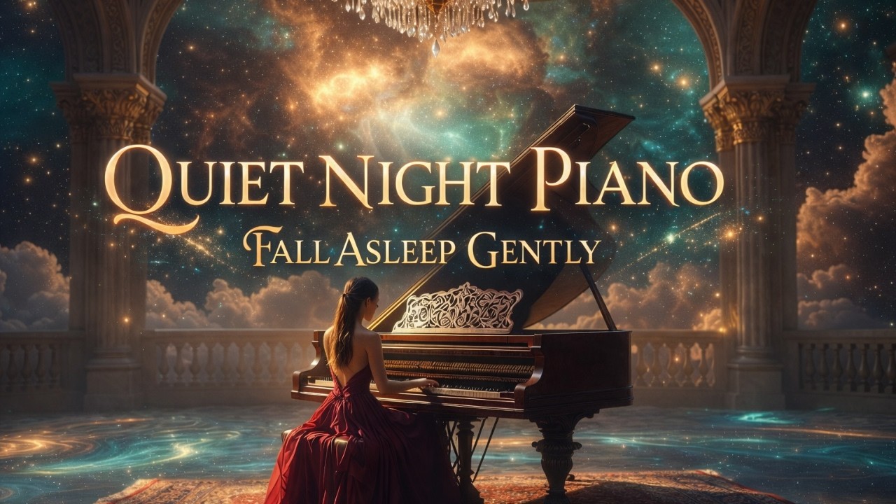 Drift Away 🌙 1 Hour Peaceful Piano Music for Sleeping, Relaxation & Night Calm