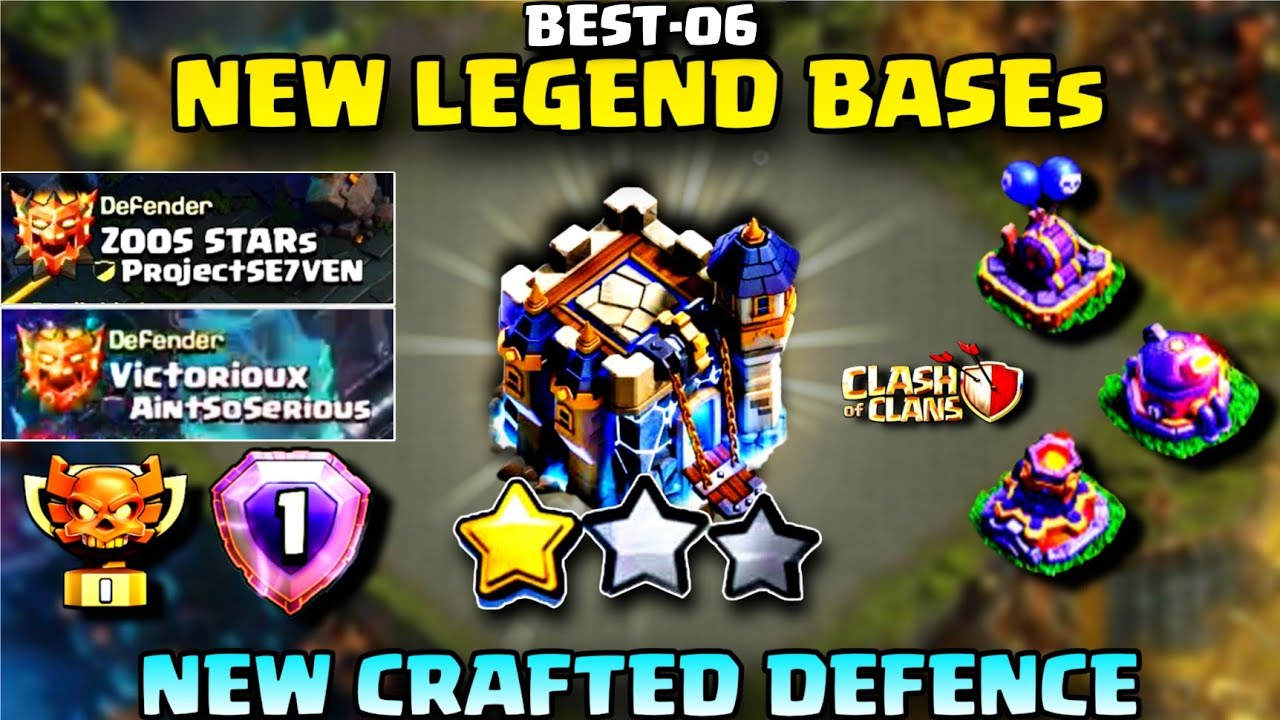 Top 6 Best Town Hall 18 Bases for 1 STARS ! With TH18 Cwl Base , War Base Link (Clash of Clans)