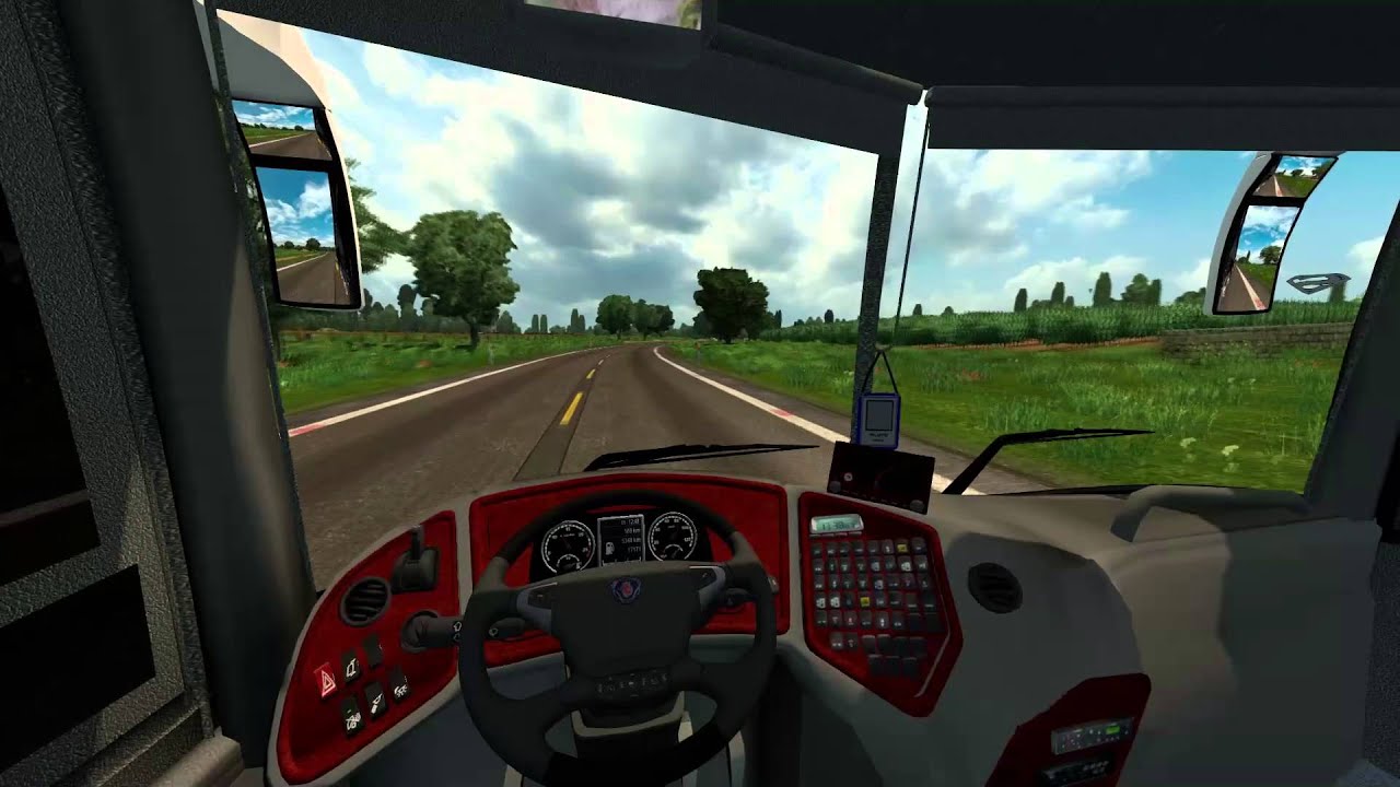 Euro Truck Simulator 2 Bus trip to Krakow with Marcopolo Paradiso G6 1800 DD SCANIA K420 8X2
