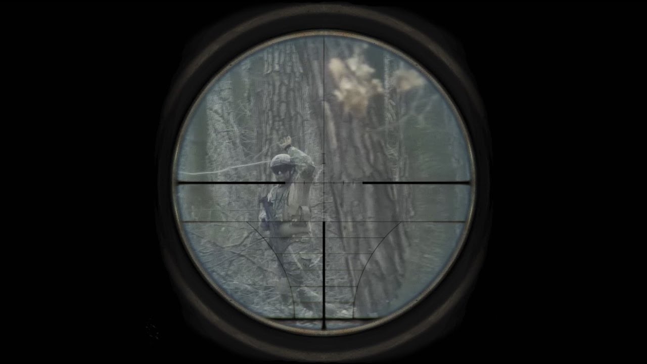 Airsoft sniper scopecam test [60 FPS]