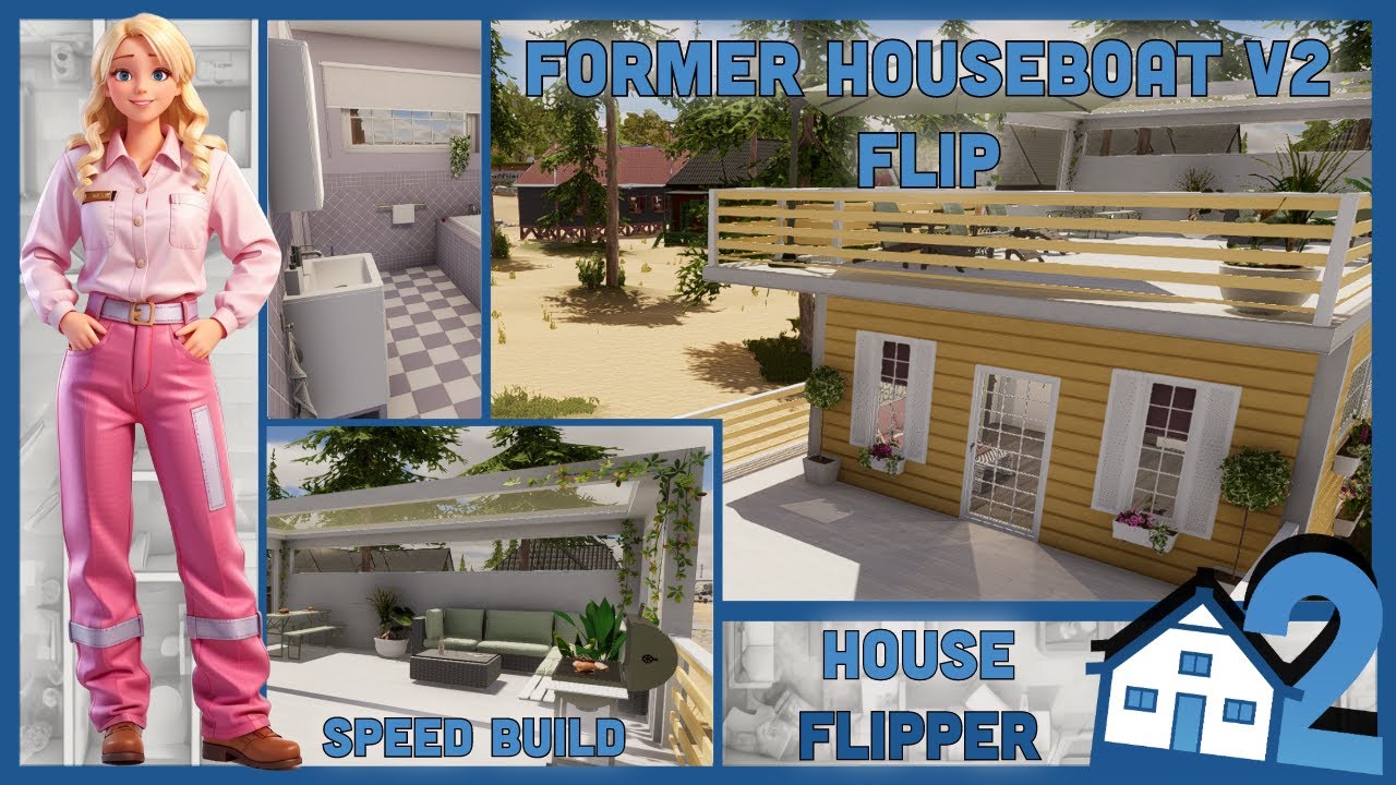 Former houseboat v2, Speedbuild, House Flip, House Flipper 2