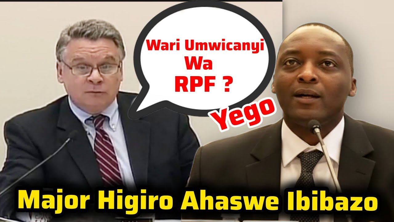 Ubuhamya Robert Higiro Wari Umwicanyi Yatangiye Mu Nteko Nshingamategeko Ya Amerika 