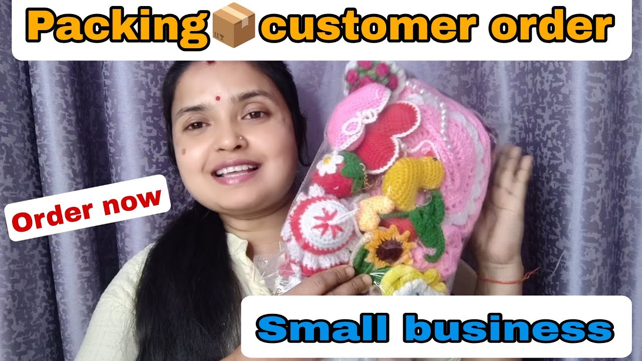 Finally Complete Today’s Customer Orders 🎉 | Crochet Order Packing Vlog 📦 | Handmade Small Business