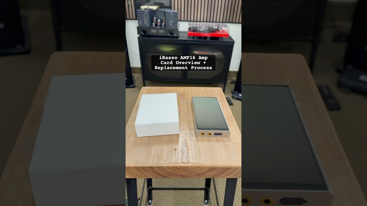 iBasso AMP16 Tube Amp Card overview and replacement process | #audiophile #ibasso #dap #unboxing