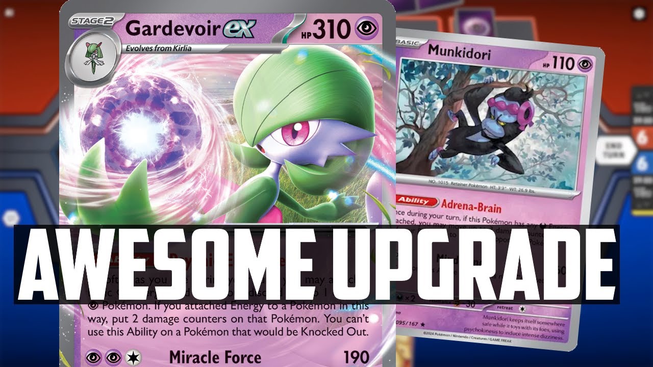 Gardevoir ex HITS EVEN HARDER with Munkidori! - (Pokemon TCG Deck List + Matches)