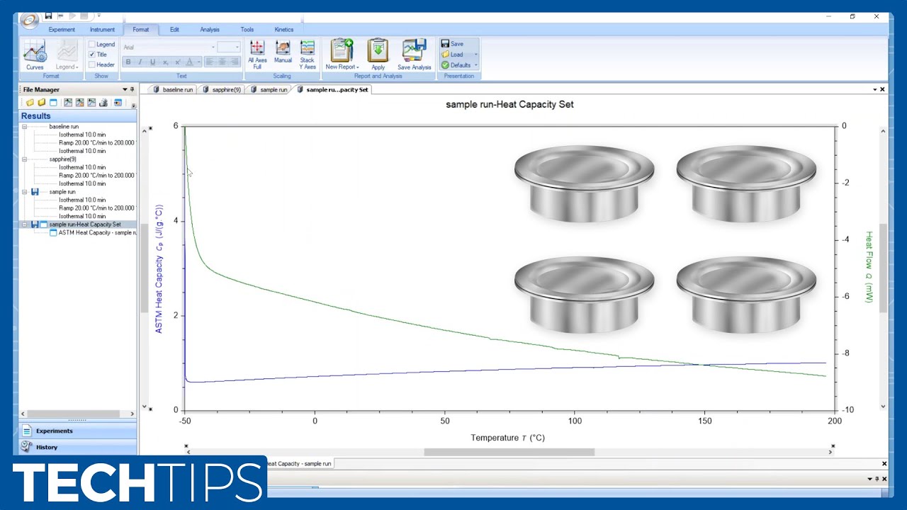 Measuring Heat Capacity Using the ASTM Three-Run Method – Discovery DSC