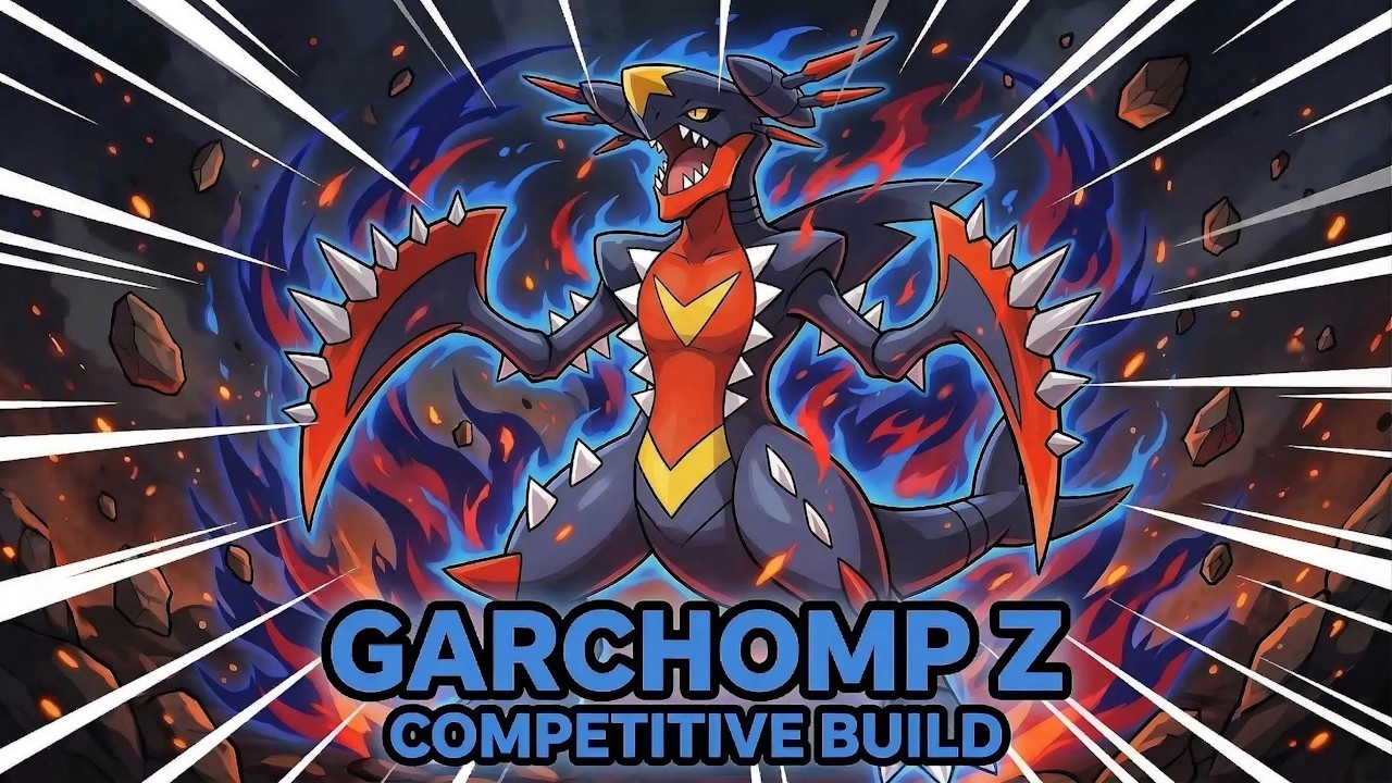 Mega Garchomp Z Build For Competitive In Pokemon Legends Z-A
