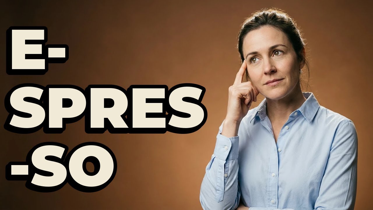 What Is The Proper Way To Say 'Espresso'?