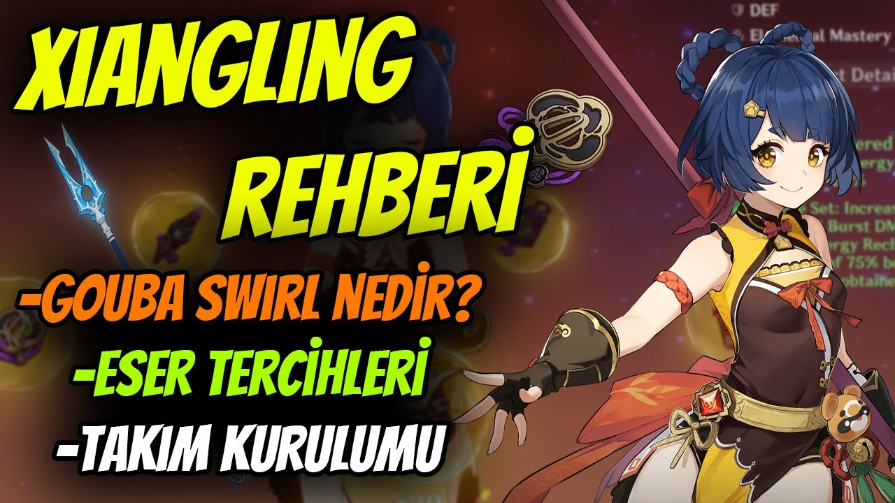 XIANGLING REHBERİ | Gouba Swirl & Eser Tercihleri & Takım Kurulumları | Genshin Impact T&uuml;rk&ccedil;e