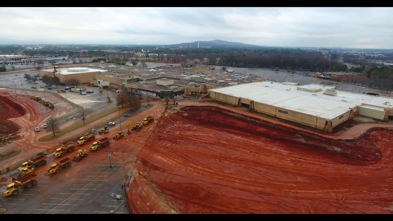 Huntsville Alabama's Madison Square Mall Demolition Part 1