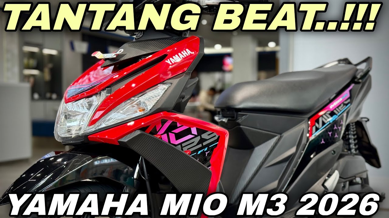 LEGEND IS BACK‼️YAMAHA MIO M3 2026 MERAH HITAM