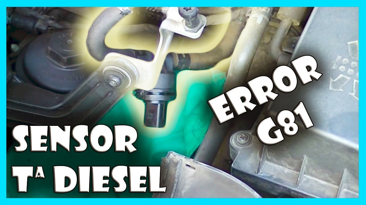 🚘 CÓMO CAMBIAR el SENSOR de la TEMPERATURA del COMBUSTIBLE TDI ERROR G81 | MANTENIMIENTO BÁSICO