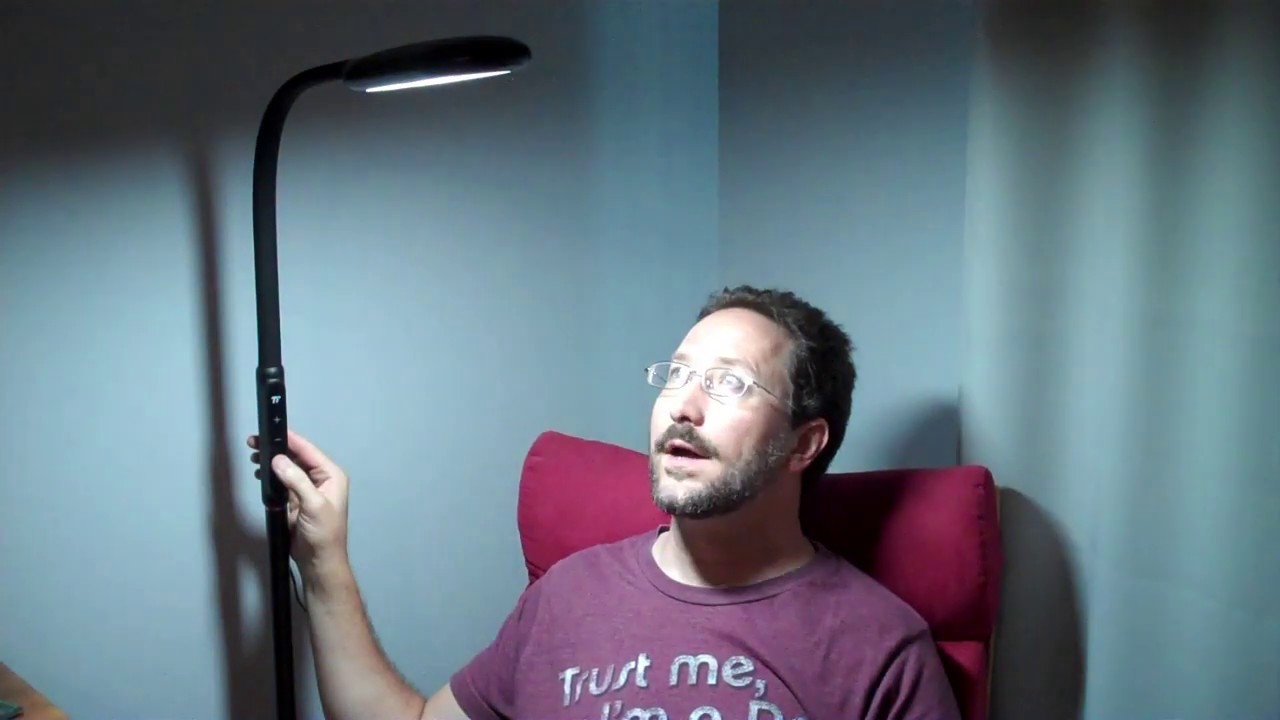 TaoTronics LED Floor Lamp circuit bend - standby indicator light too bright!
