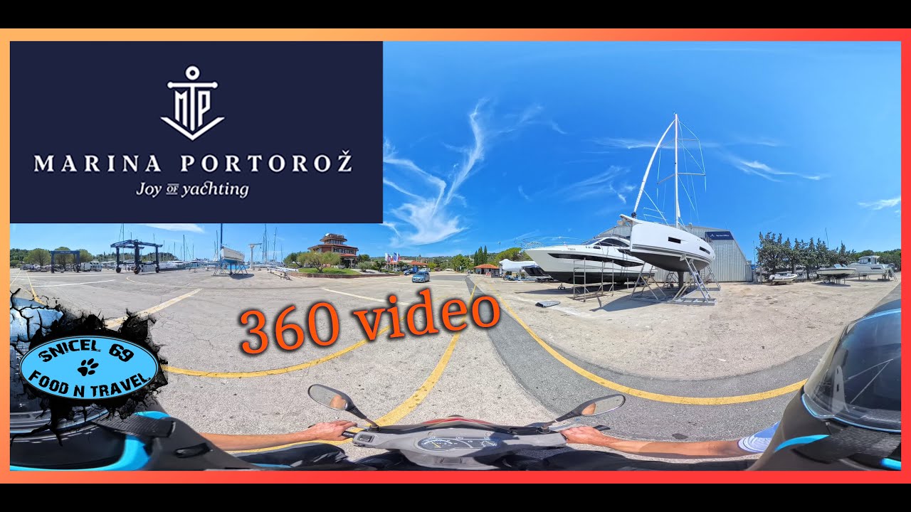 Marina Portorož #360video 2024 #insta360x4 video 360 vr