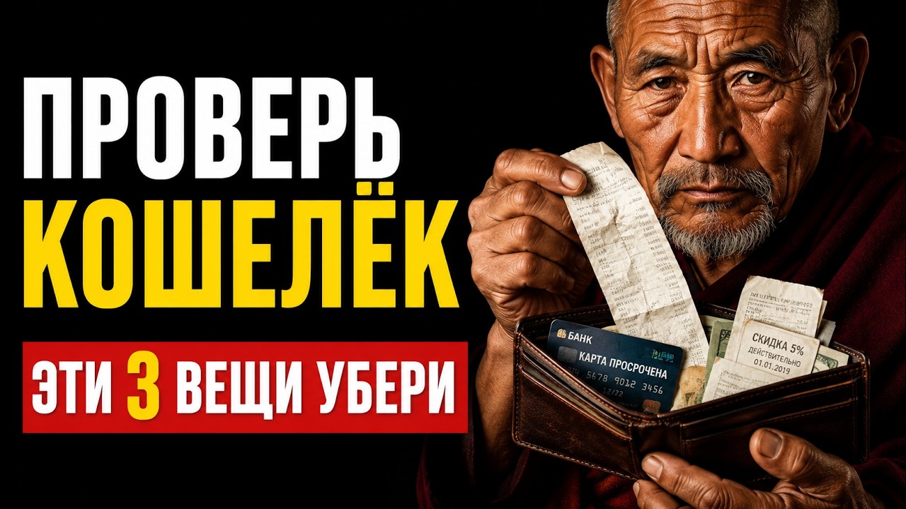 Выбросьте ЭТО из кошелька НЕМЕДЛЕННО! Увидите разницу утром