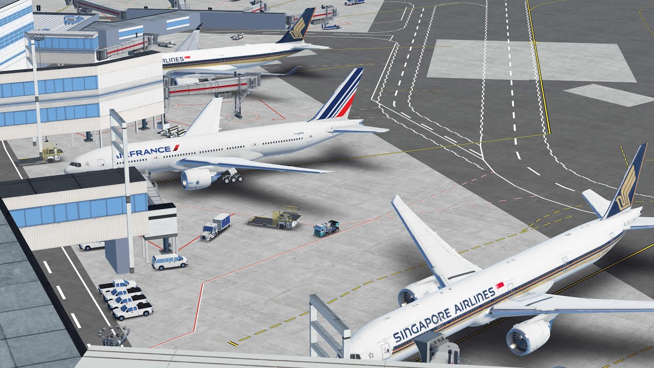Infinite flight Air France Boeing 777-200 - Paris (LFPG) to New York (KJFK) 6 hr 58 min