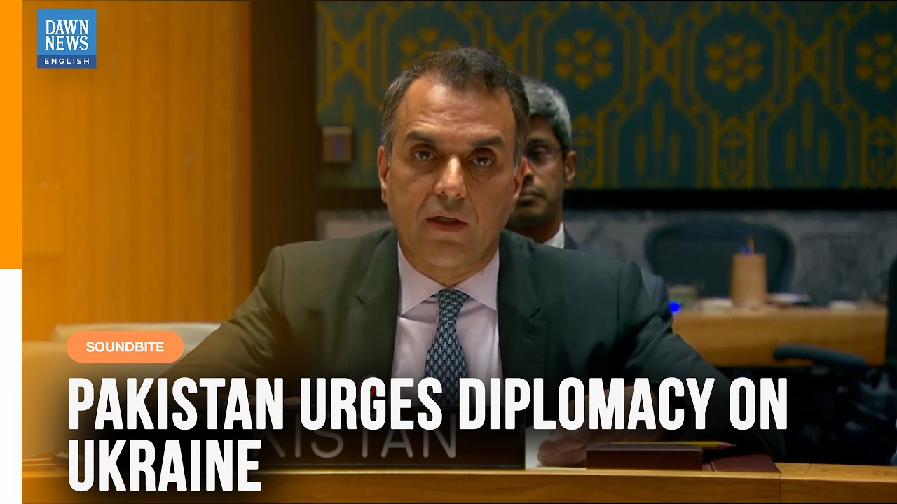 Pakistan Urges Dialogue and Restraint at UN Security Council on Ukraine | Dawn News English